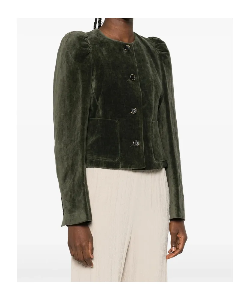 Crew Neck Casual Jacket