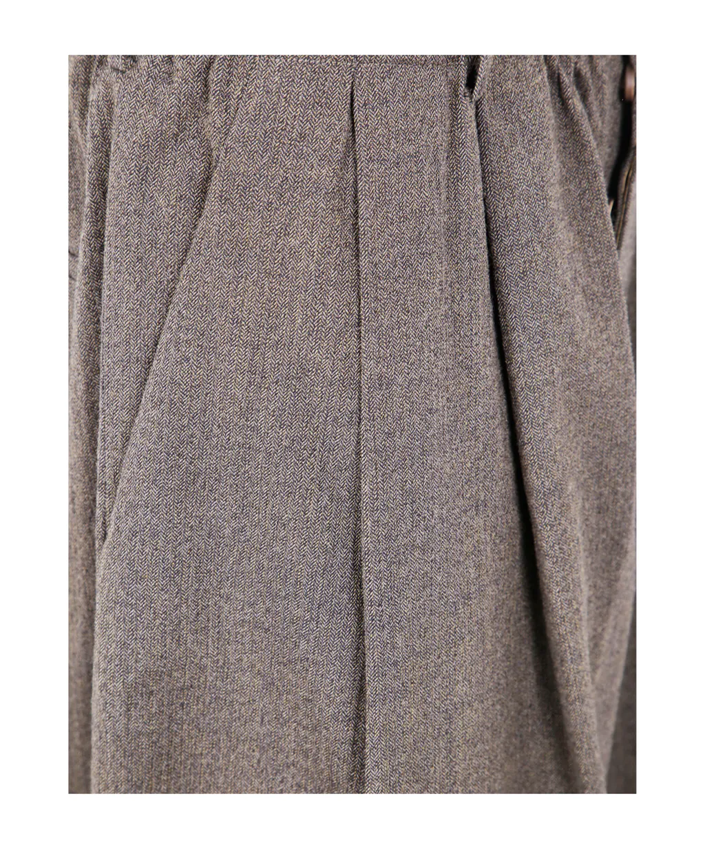 Elastic Waist Casual Pants