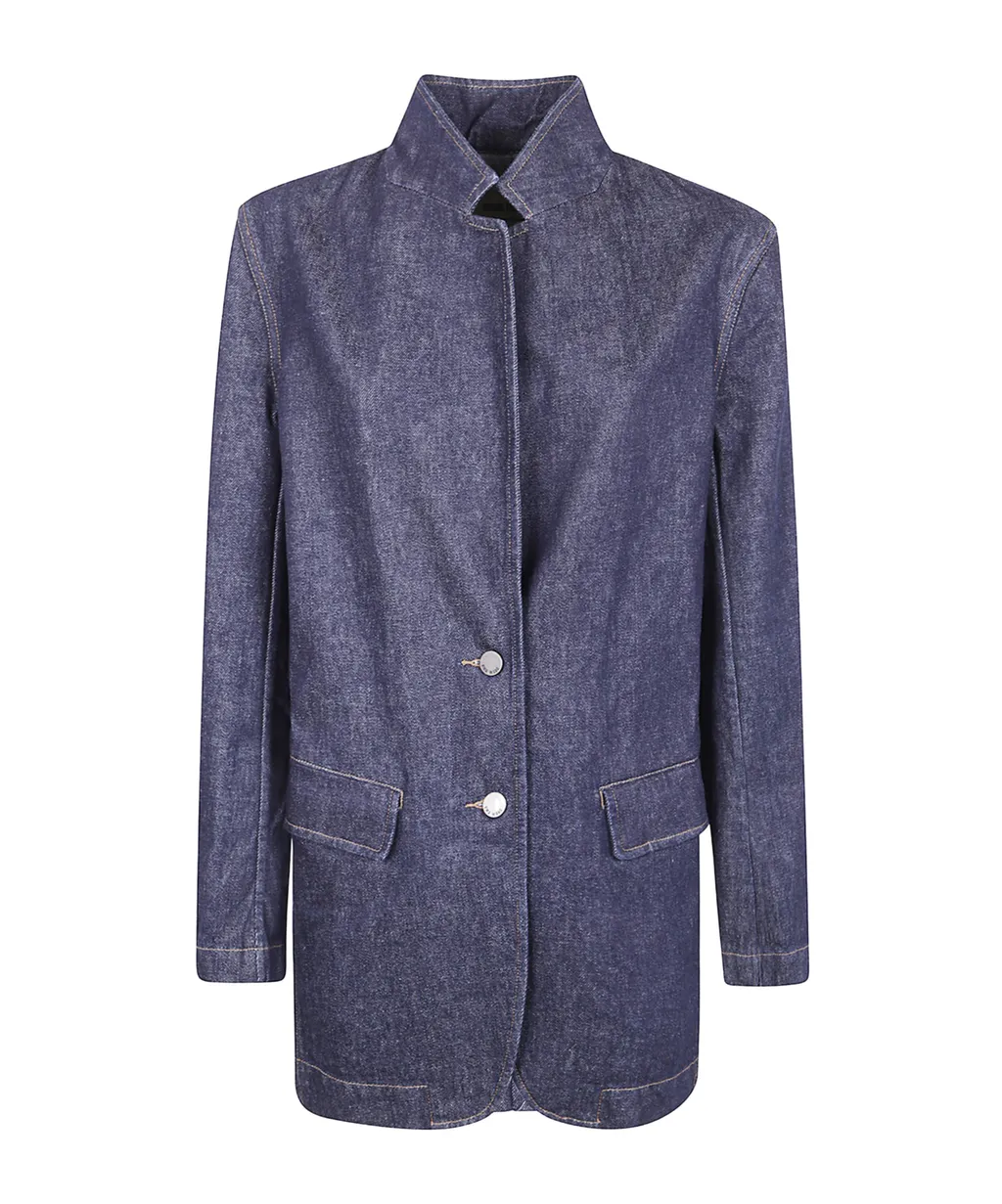 Long-Sleeved Denim Jacket