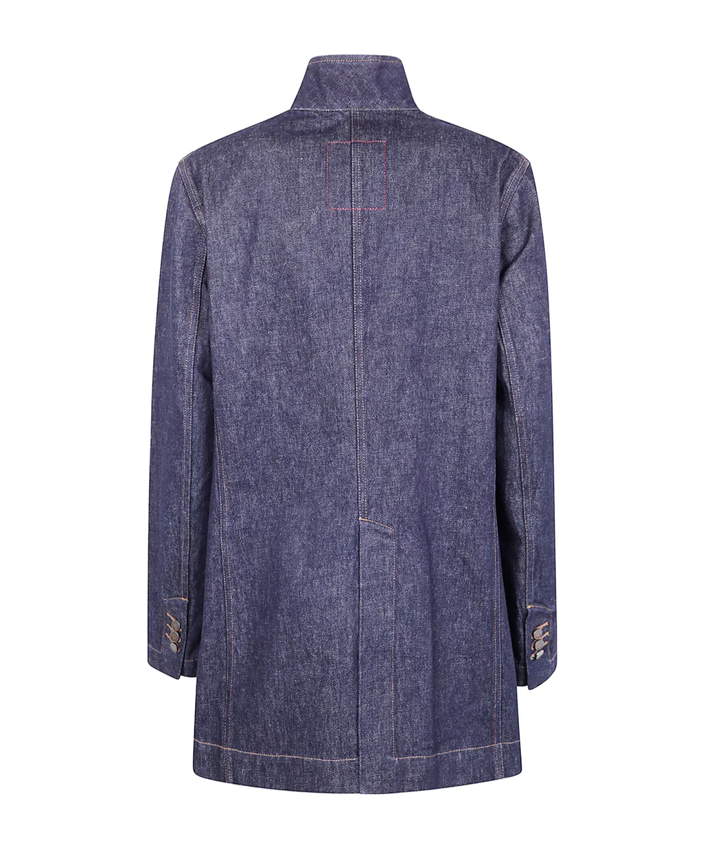 Long-Sleeved Denim Jacket
