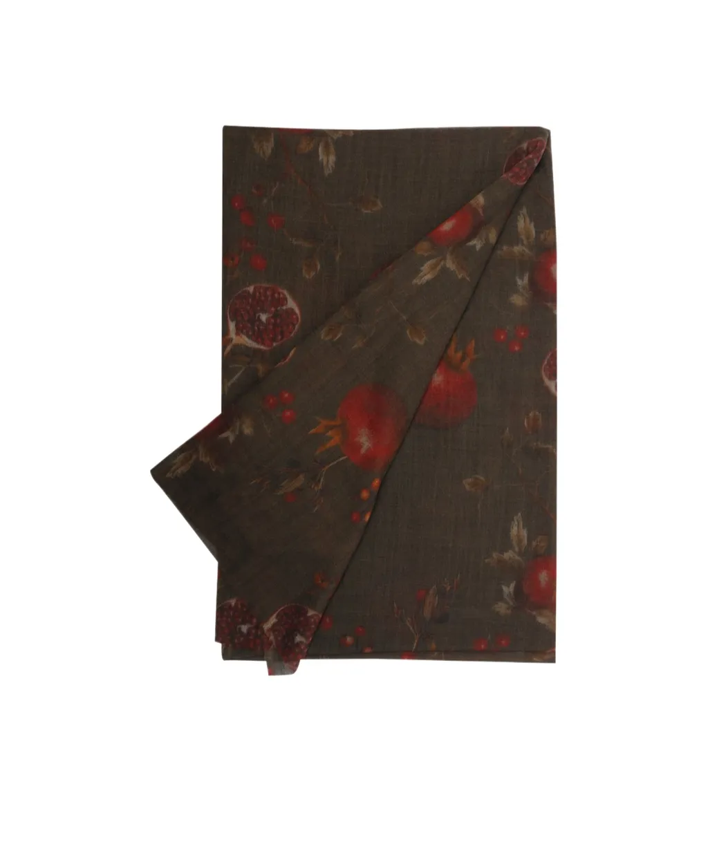 Pomegranate Pattern Scarf