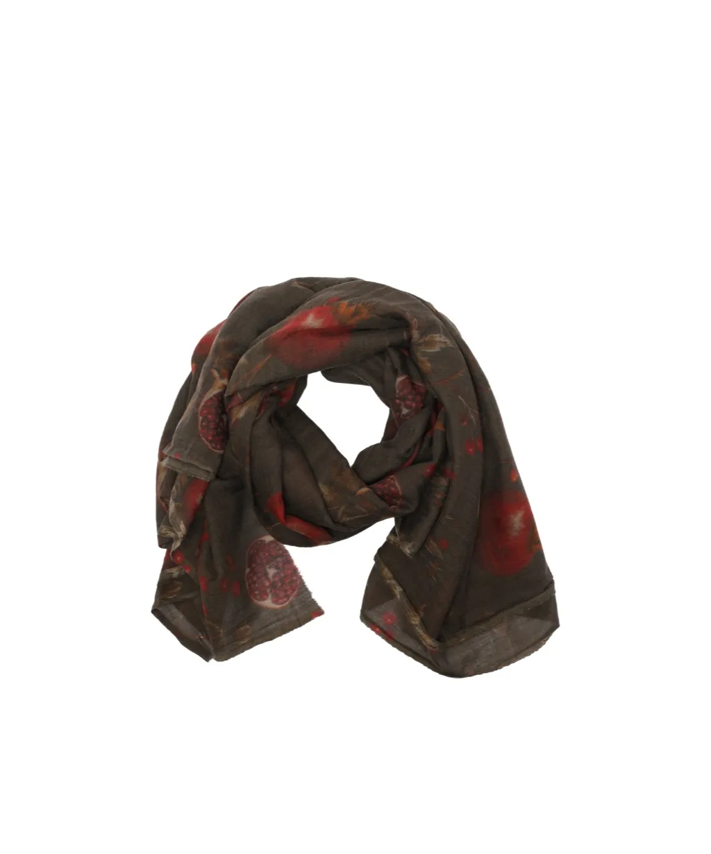 Pomegranate Pattern Scarf