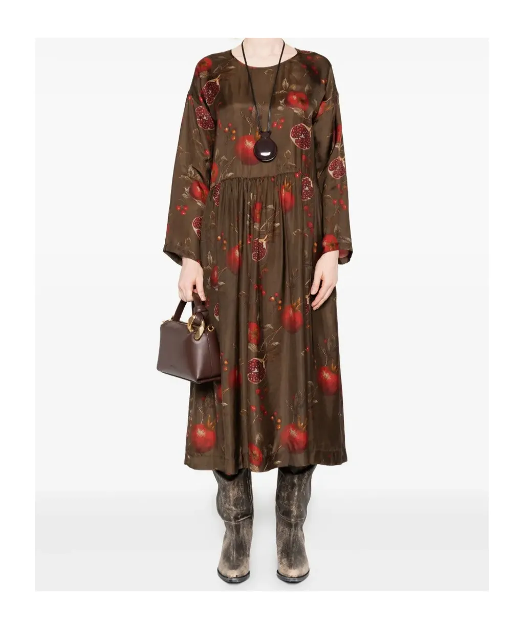 Pomegranate Print Dress