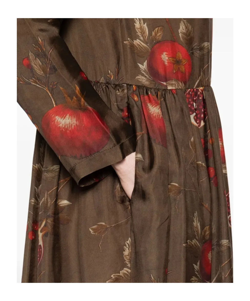 Pomegranate Print Dress