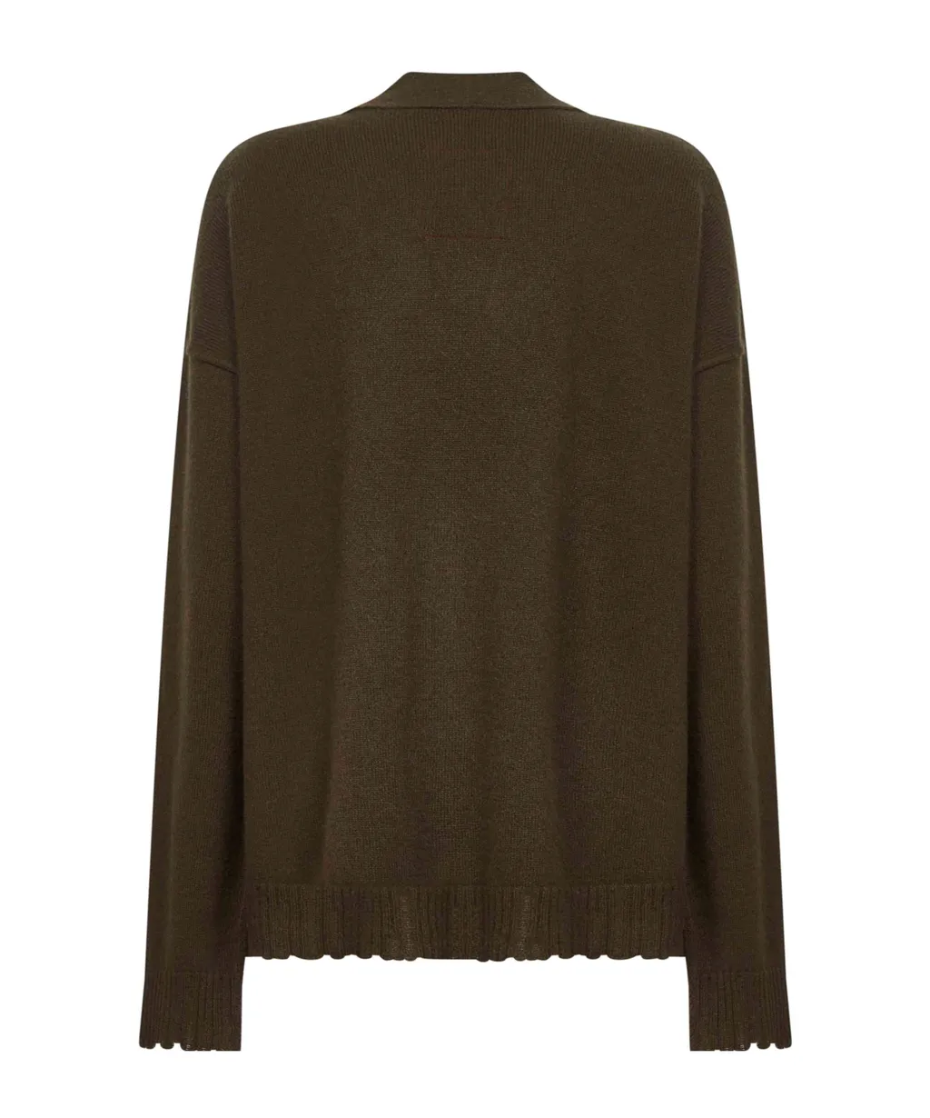 Cashmere Knit Over Cardigan
