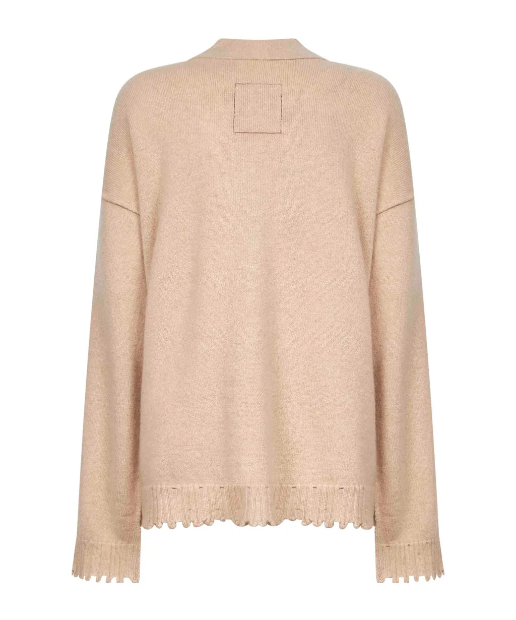 Cashmere Knit Over Cardigan