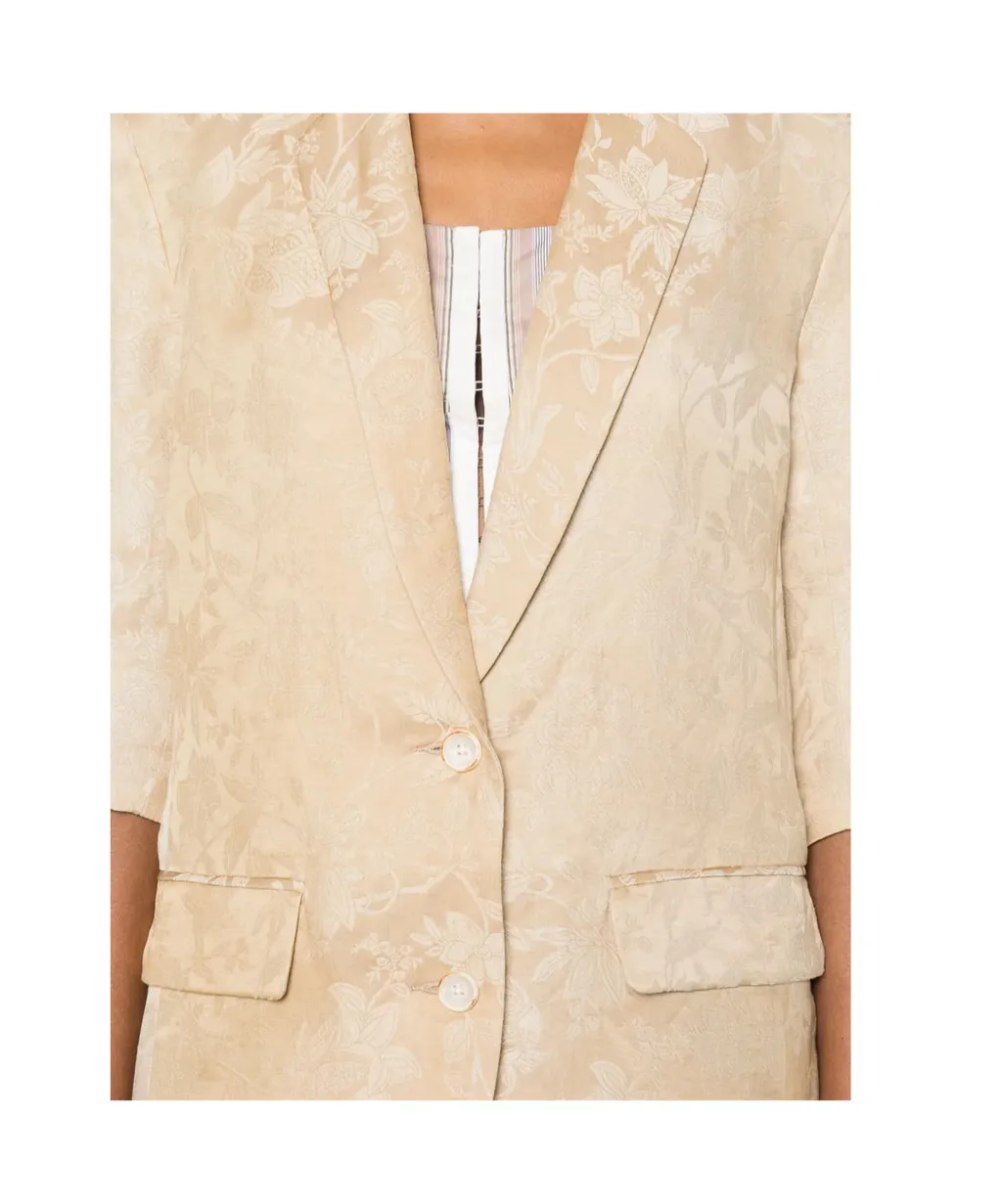 Long-Sleeved Suit Jacket
