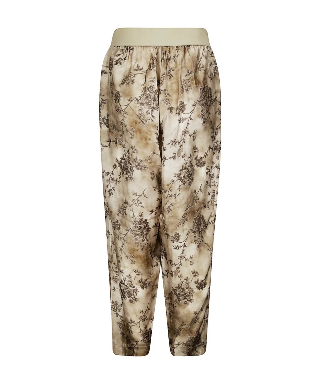 Floral Printed Straight Leg Trousers
