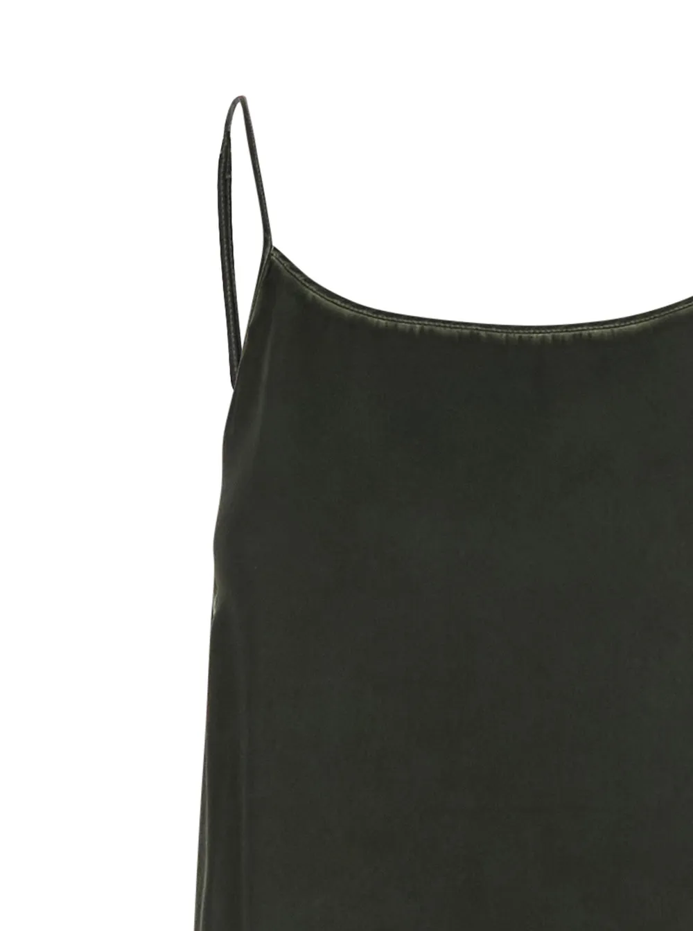Long Dress With Adjustable Spaghetti Straps In Silk Anaya
