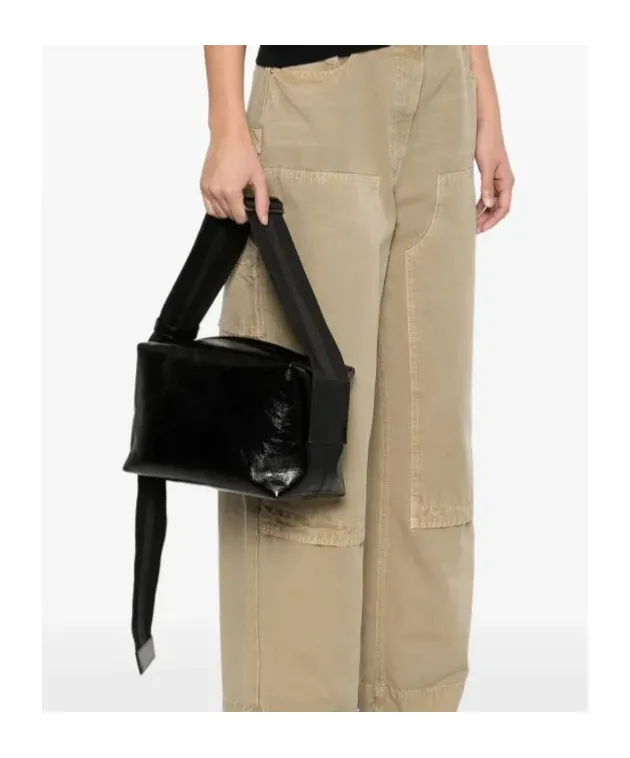 Zippered Shoulder Bag