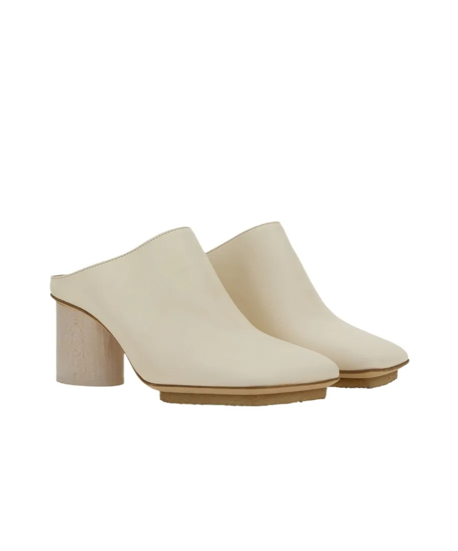 High-Heeled Mules