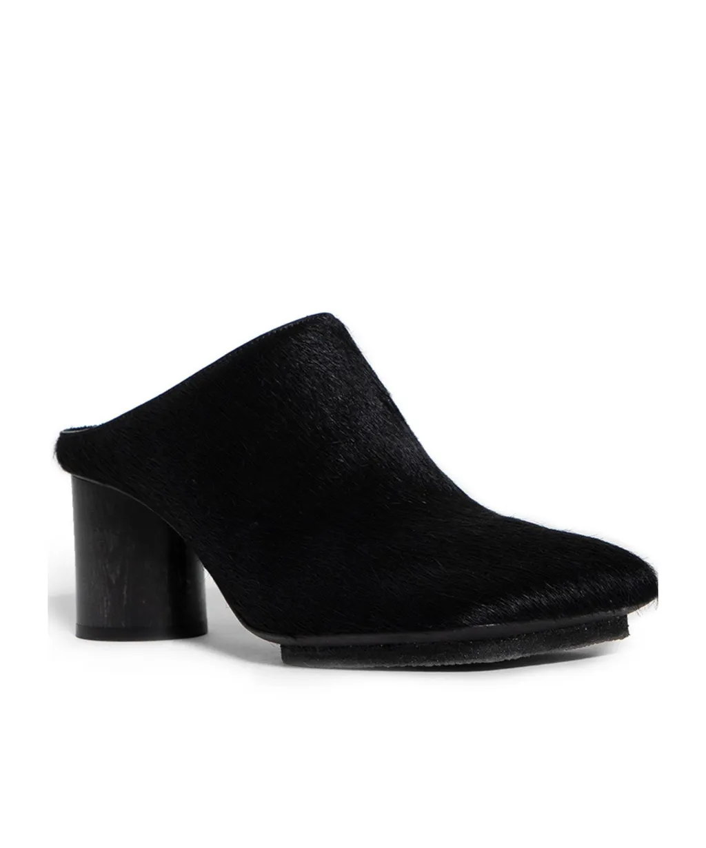 High-Heeled Mules