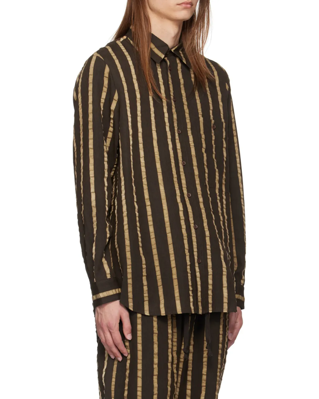 Striped Long-Sleeved Shirt