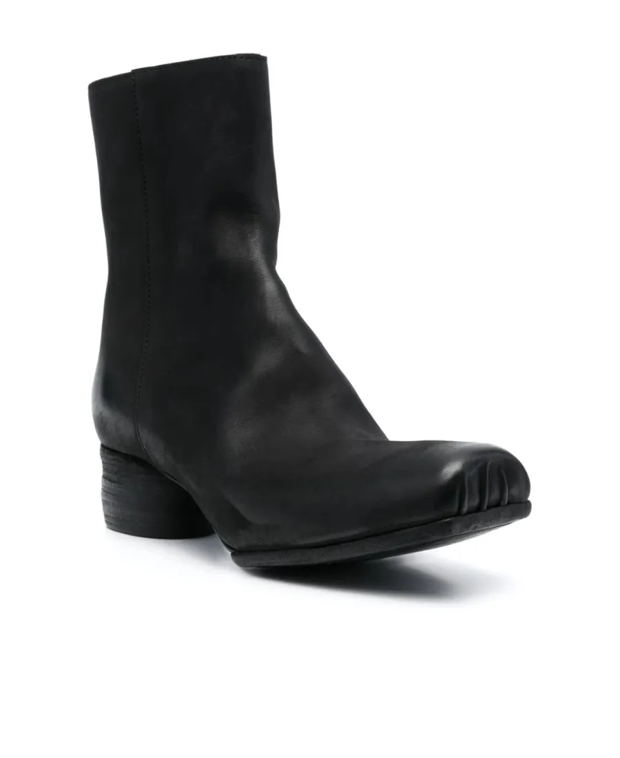 45Mm Zip-Up Leather Ankle Boots