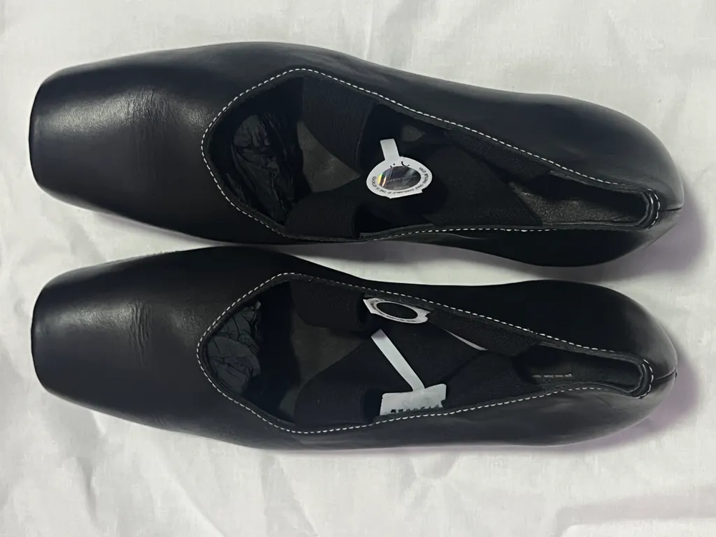 30Mm Square-Toe Ballerinas
