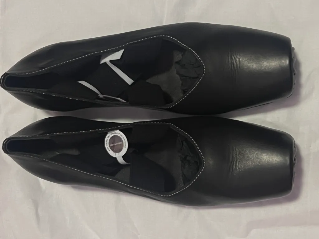 30Mm Square-Toe Ballerinas