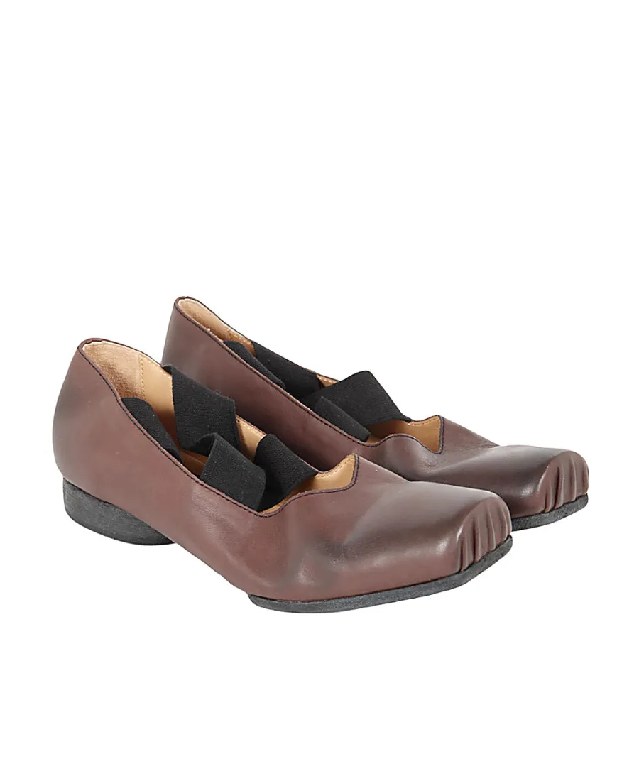Crossover-Strap Ballerina Shoes