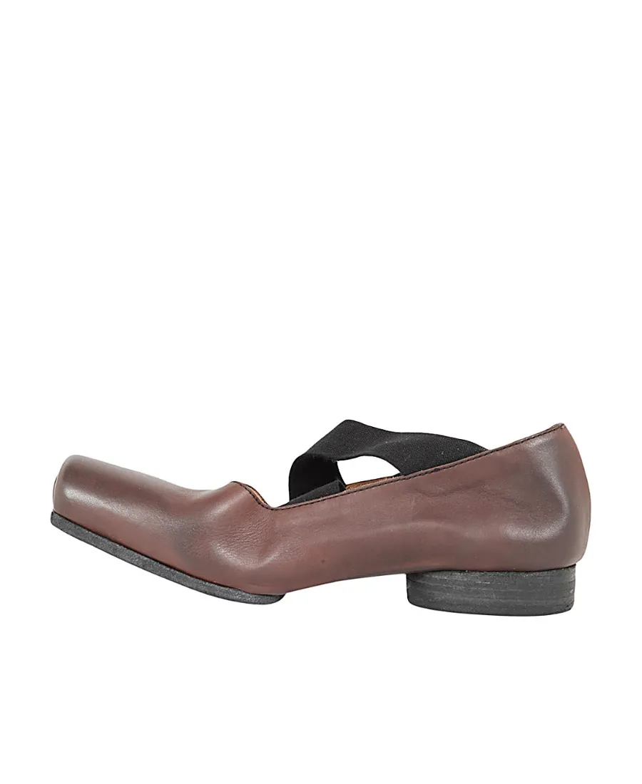 Crossover-Strap Ballerina Shoes