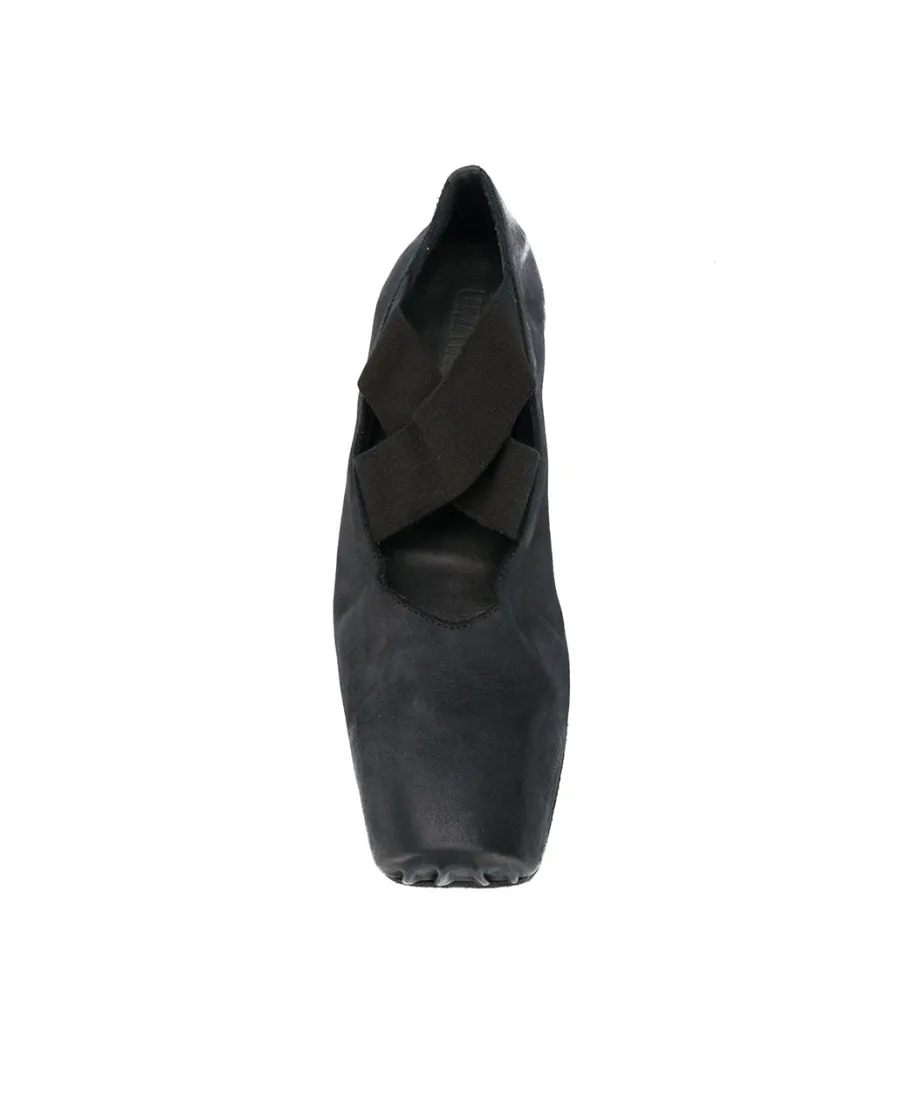 Square-Toe Ballerina Shoes