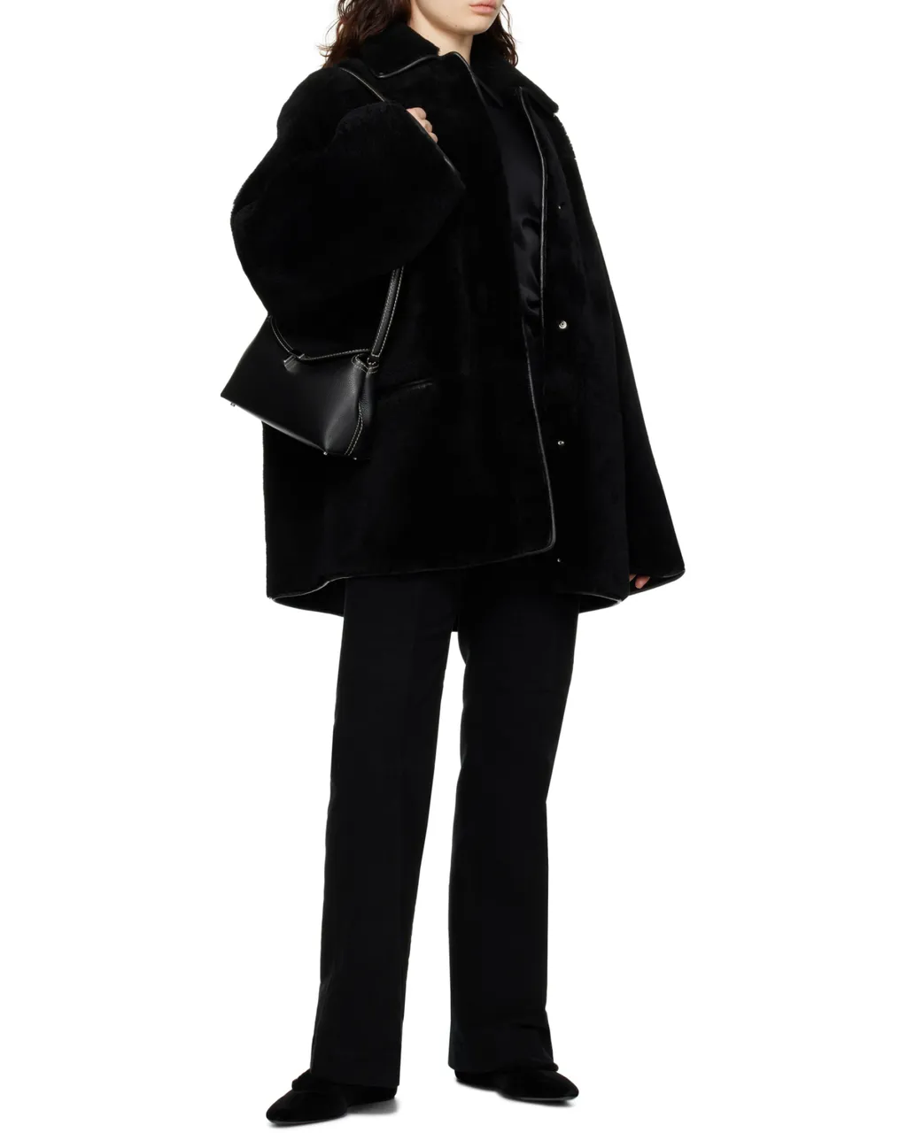 Logo Plaque Foldover Top Handle Bag