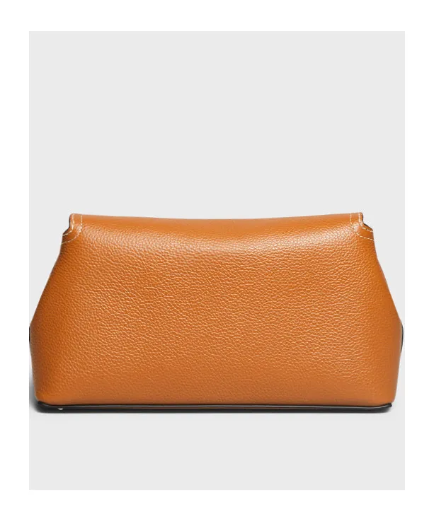 Logo Plaque Foldover Top Crossbody Bag