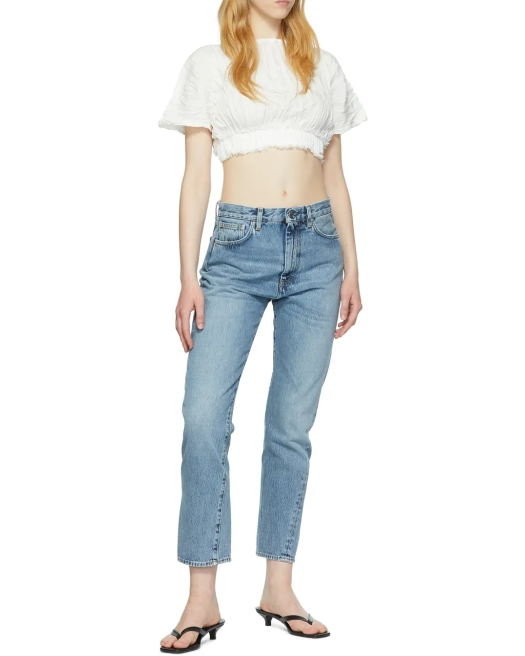 High-Rise Cropped Jeans