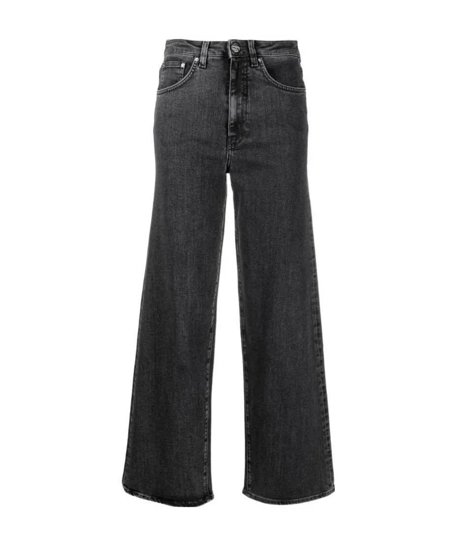 Cropped Wide Leg Jeans