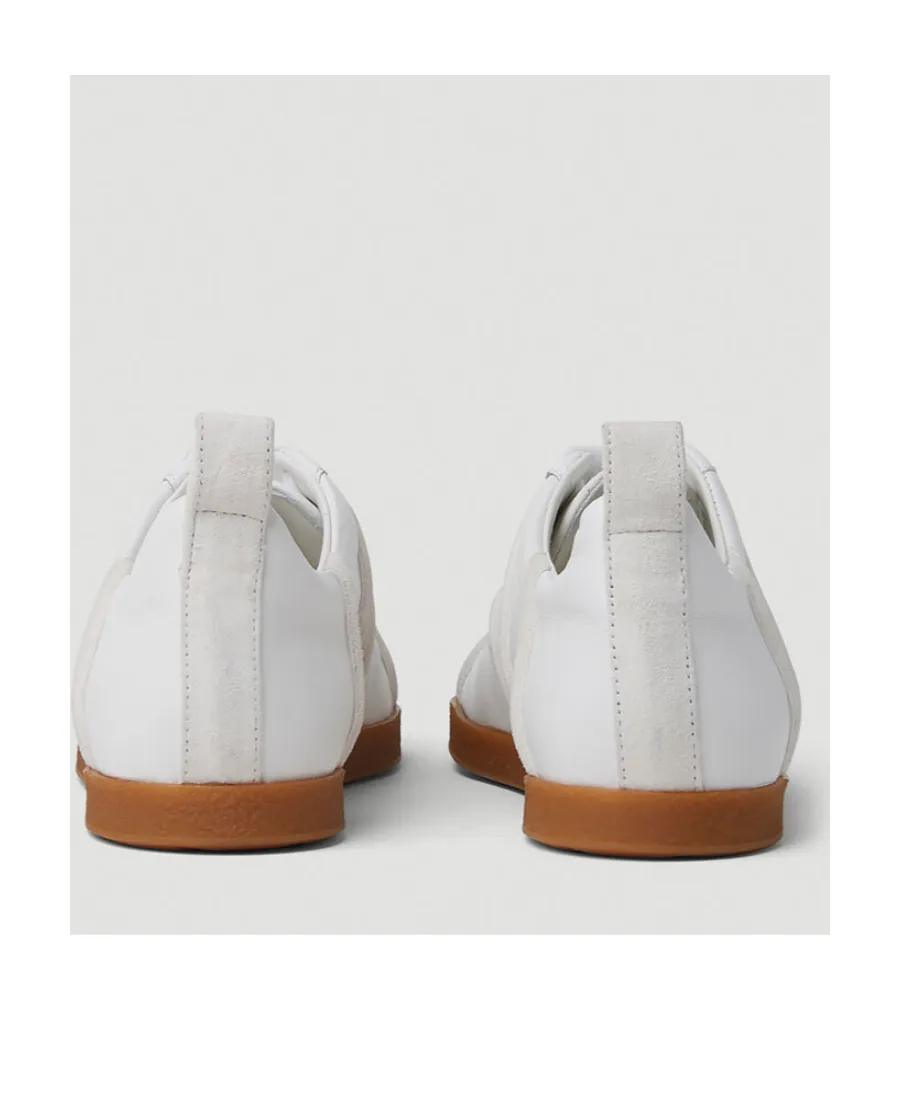 Round-Toe Lace-Up Sneakers