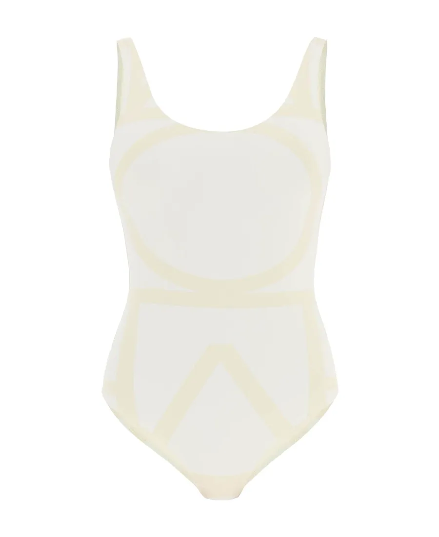 Sleeveless Crewneck Swimsuit
