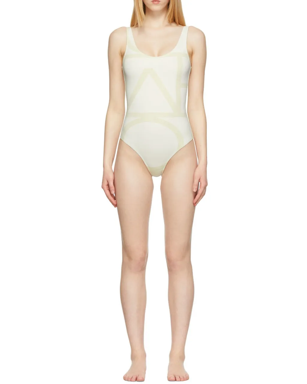 Sleeveless Crewneck Swimsuit