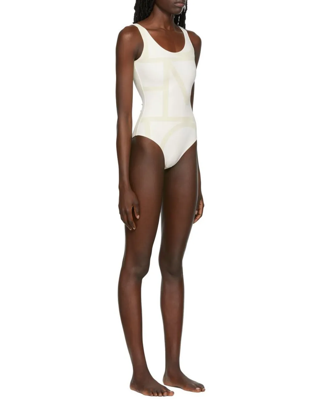Sleeveless Crewneck Swimsuit
