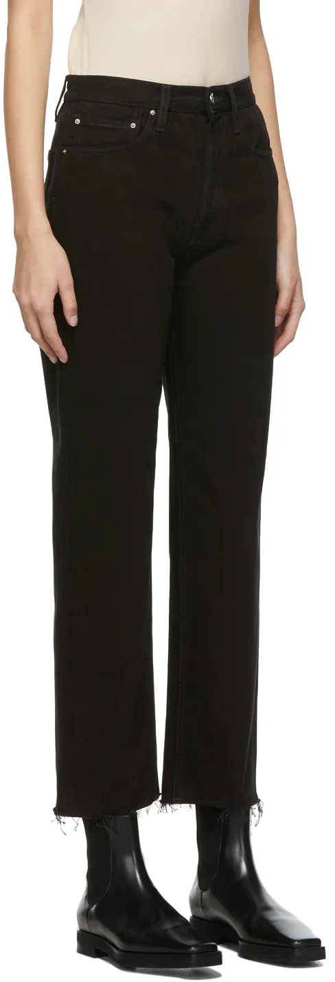 Cropped Straight-Leg Jeans