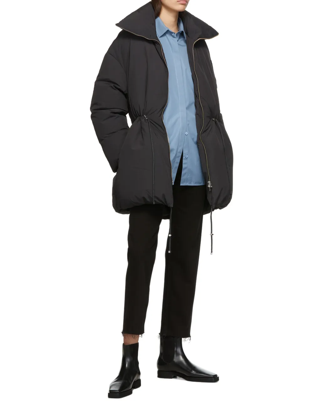 Cropped Straight-Leg Jeans