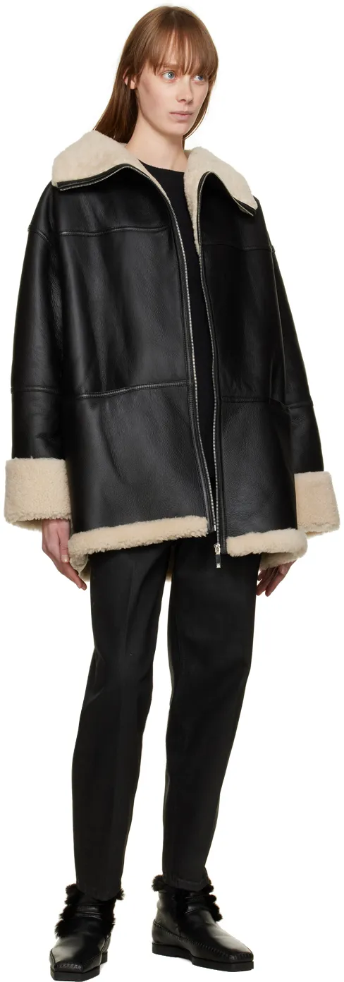 Logo Lapel Zipper Jacket