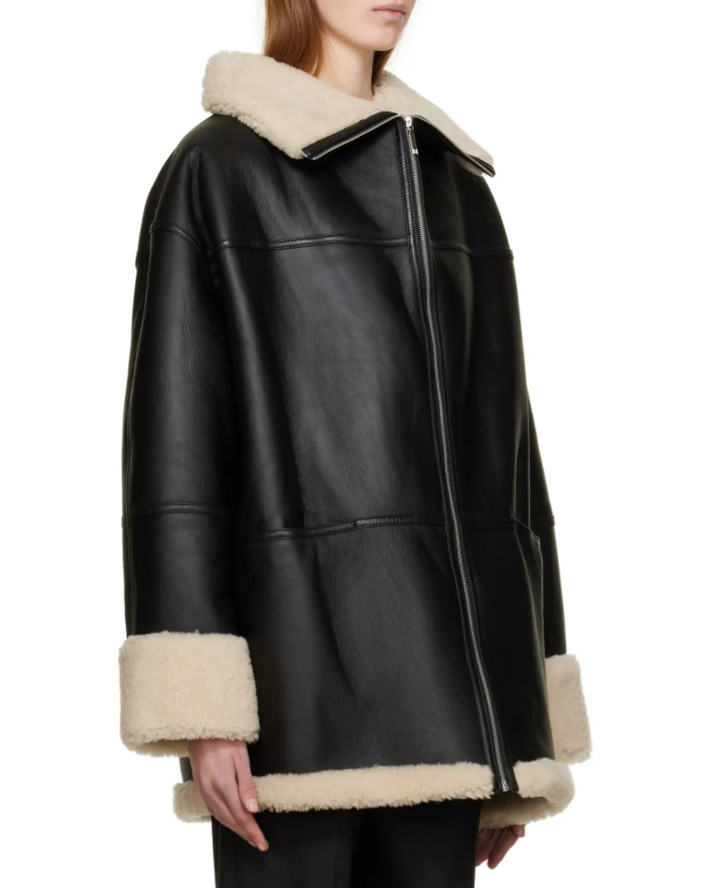 Logo Lapel Zipper Jacket
