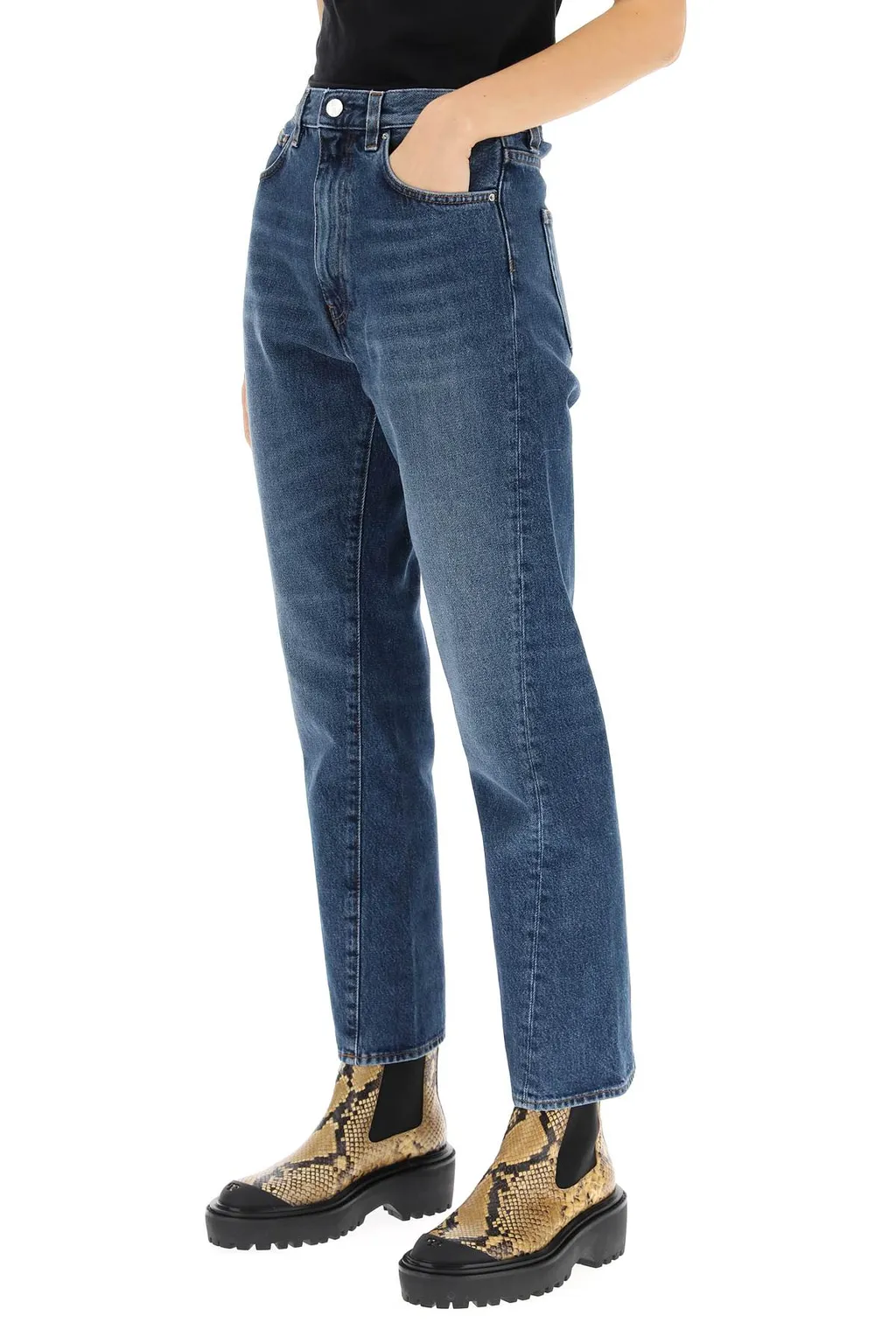Slim Fit Mid-Rise Jeans