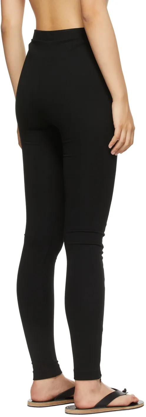 Zip Detailed Slim-Cut Leggings