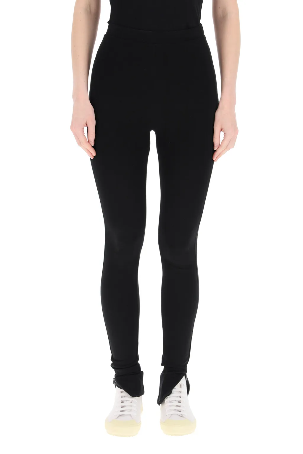 Zip Detailed Slim-Cut Leggings