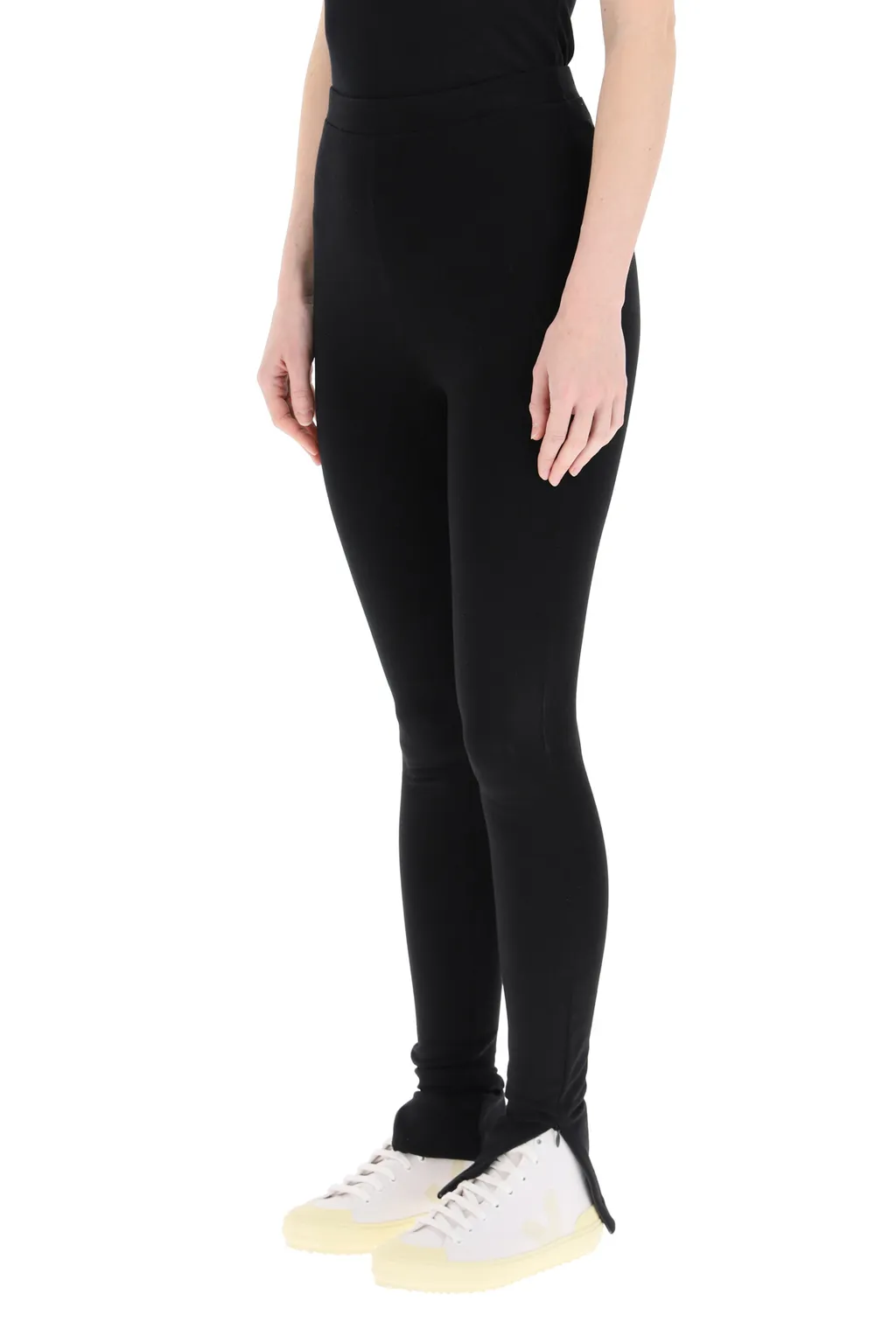 Zip Detailed Slim-Cut Leggings