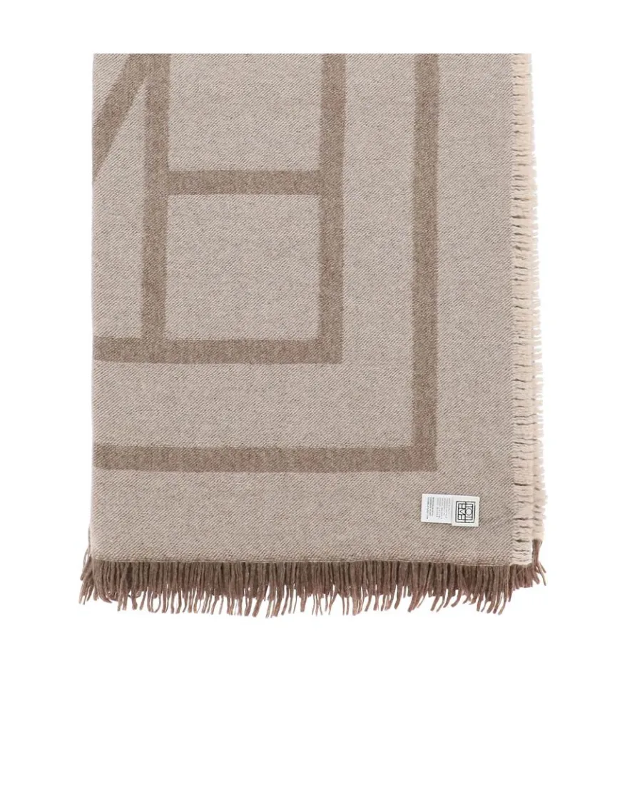 Monogram Knit Scarf