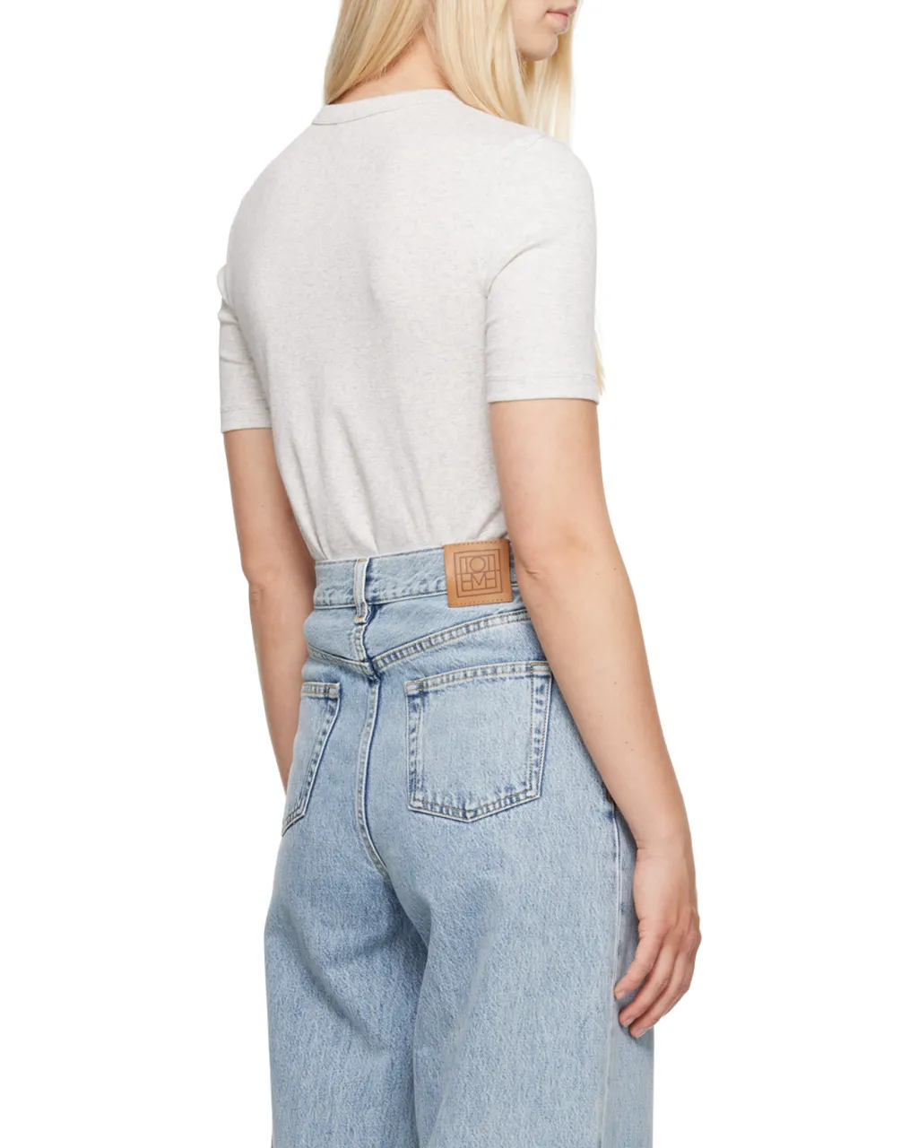 Fine-Ribbed Cotton T-Shirt