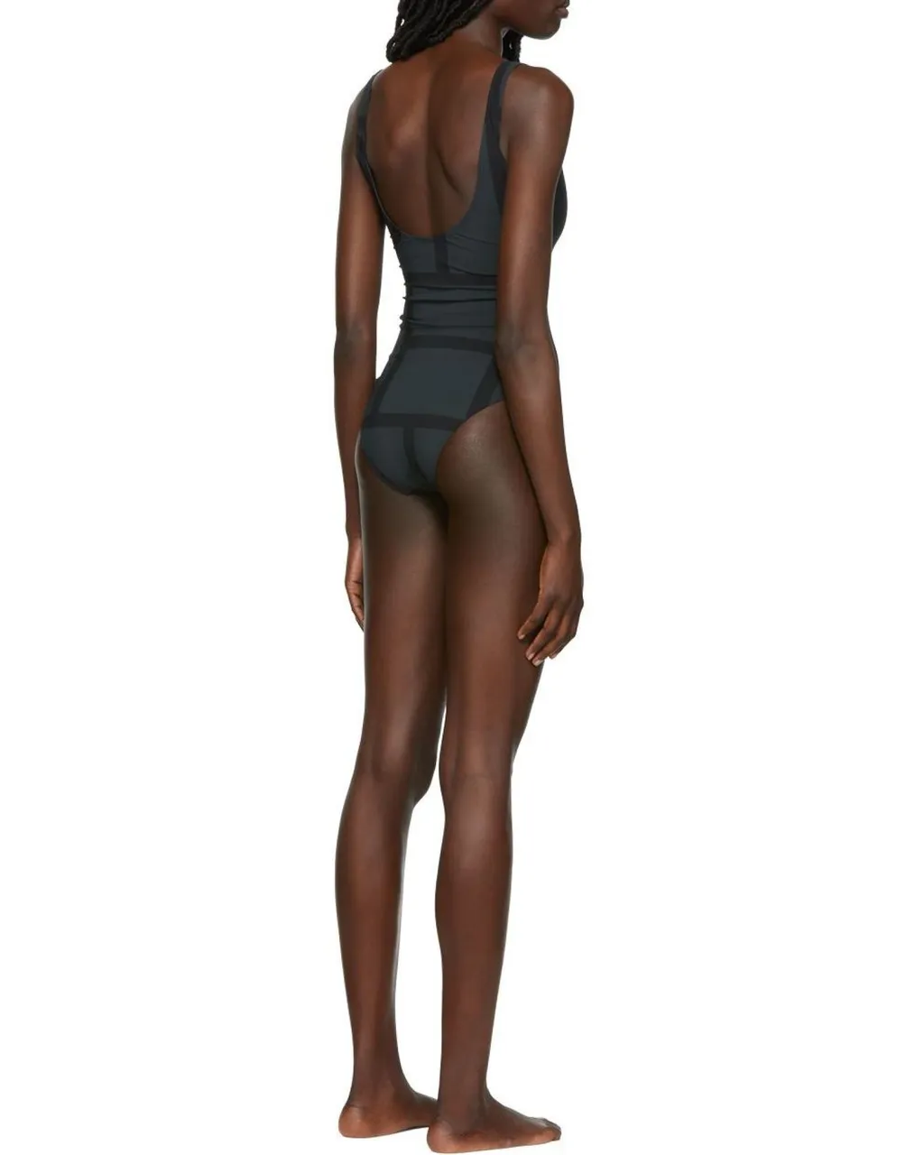 Sleeveless Crewneck Swimsuit