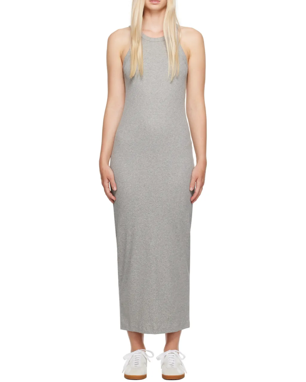 Sleeveless Ribbed Maxi Dress
