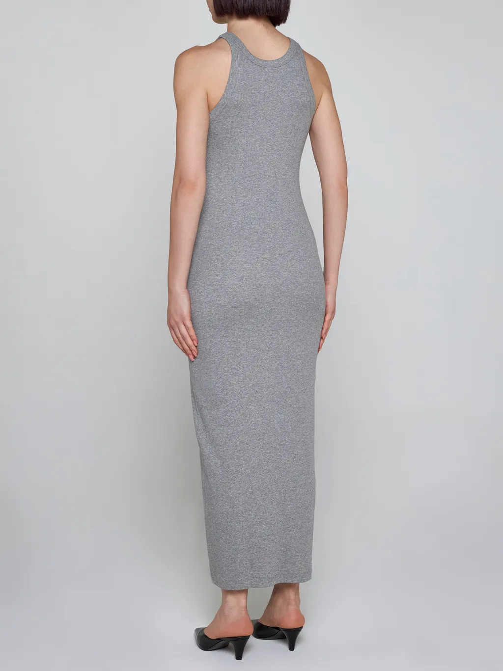 Sleeveless Ribbed Maxi Dress