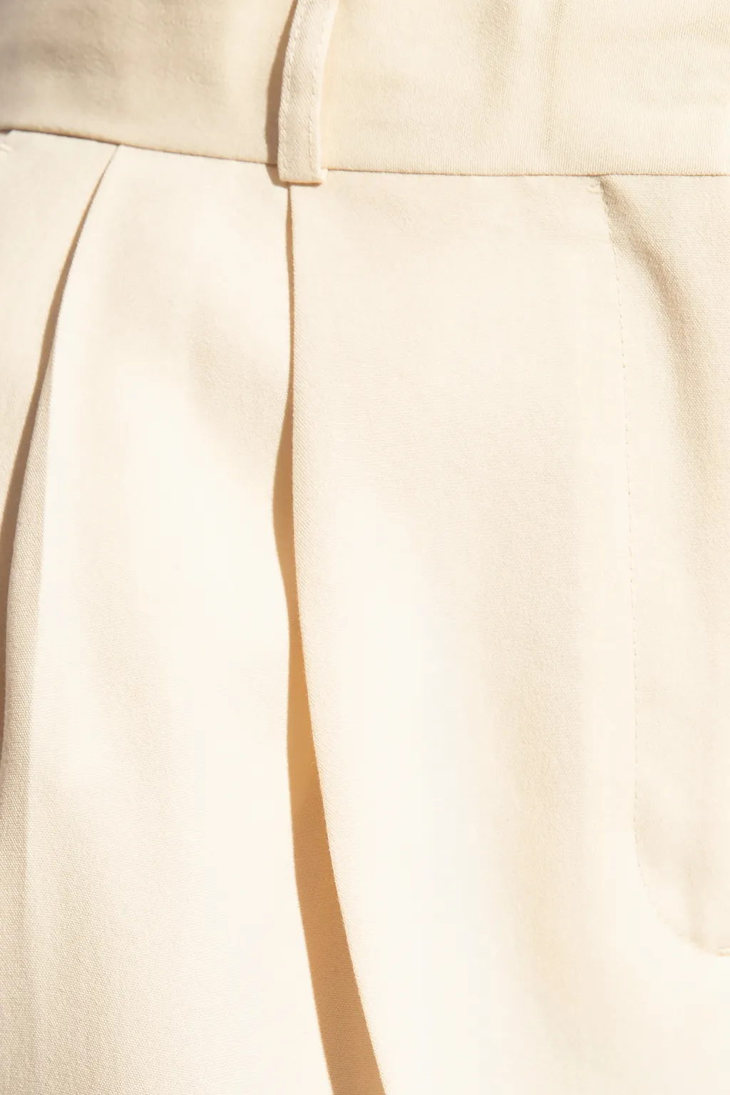 Double-Pleated Tapered Trousers
