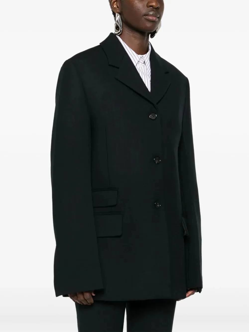 Collared Button-Up Jacket