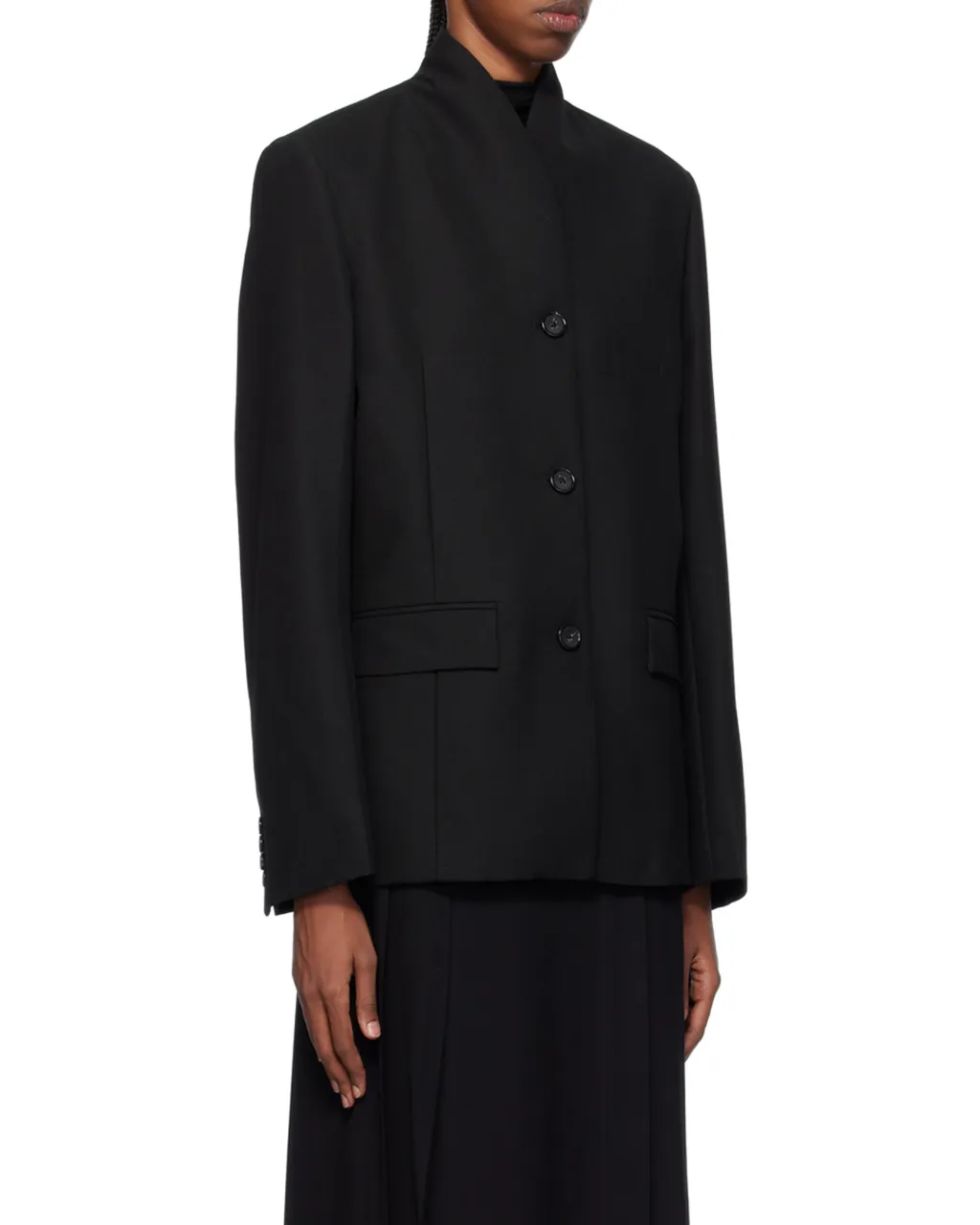 Collared Button-Up Jacket