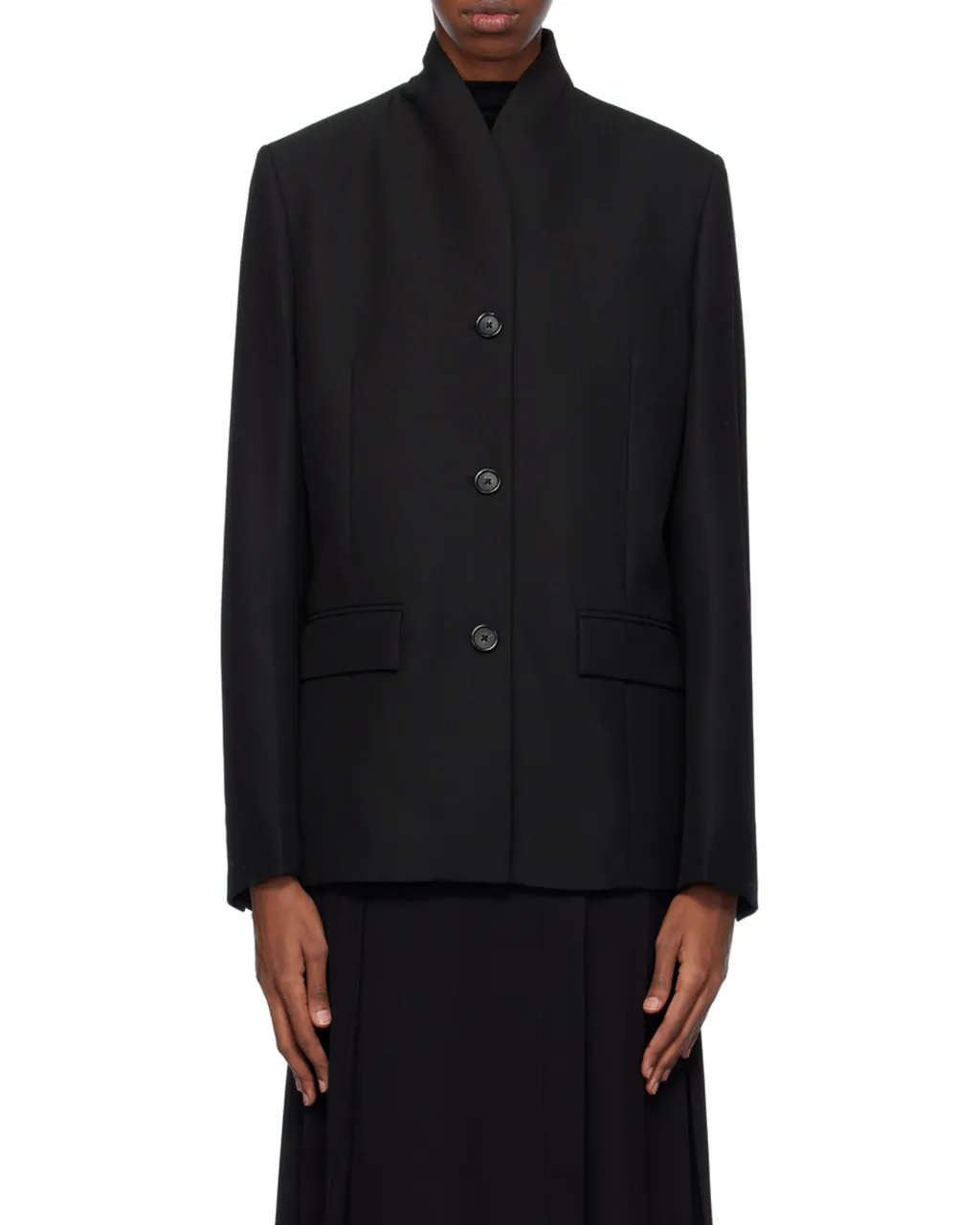 Collared Button-Up Jacket