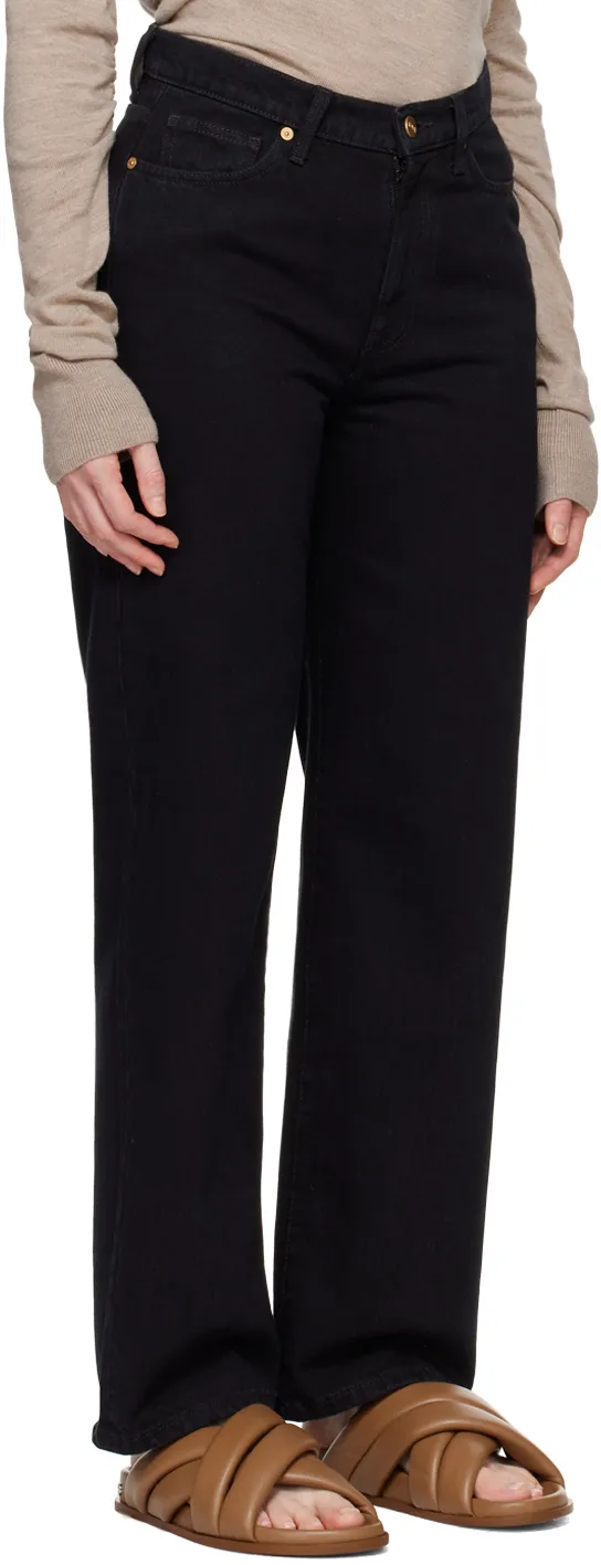 Sade High-Rise Straight-Leg Jeans