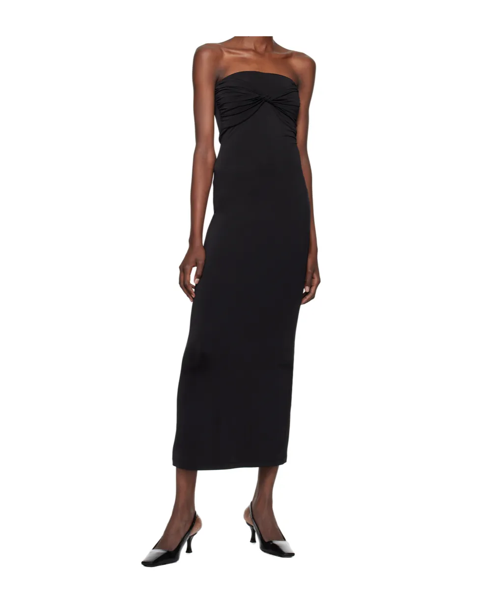 Strapless Design Dress